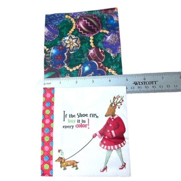 Lot 9 Paper Napkin Assortment Thanksgiving Holidays Halloween Decoupage Crafting - Picture 10 of 10